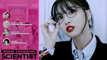 HOW WOULD TWICE OT4(NaJeongMoDa) Sing "Scientist" (Collab W/Wonbebe) - Line Distribution + Lyrics