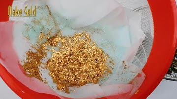 🧪💛 Extracting Gold from PCBs: Gold Fingers with Nitric Acid!