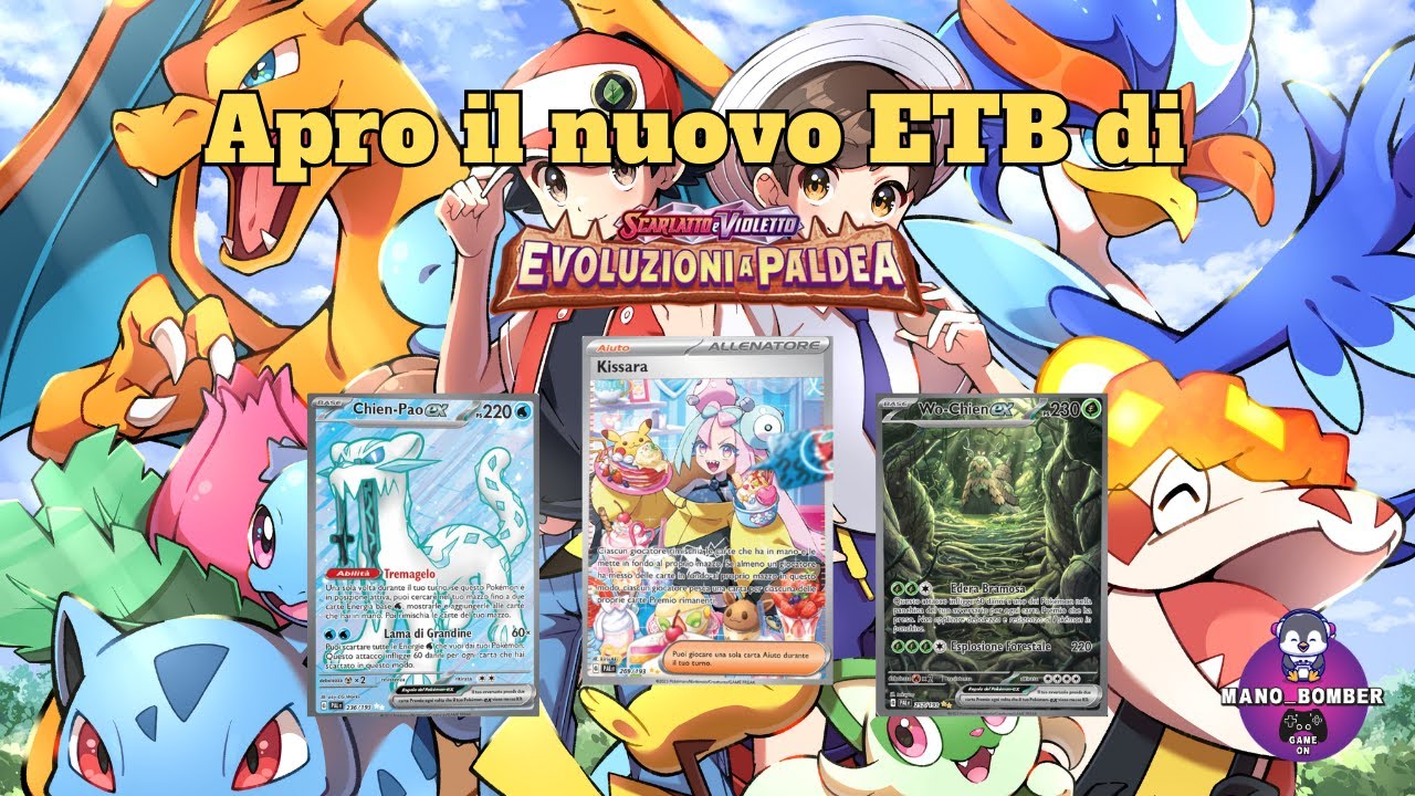 Apro il NUOVO ETB di POKEMON Scarlatto e Violetto EVOLUZIONI A PALDEA ...