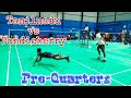 Harivignesharfincoimbatore vs sentamilsankarkaraikal mens doubles prequarters