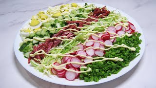 SPRING SALAD FANTASY | DELICIOUS SALAD FOR THE FEAST TABLE