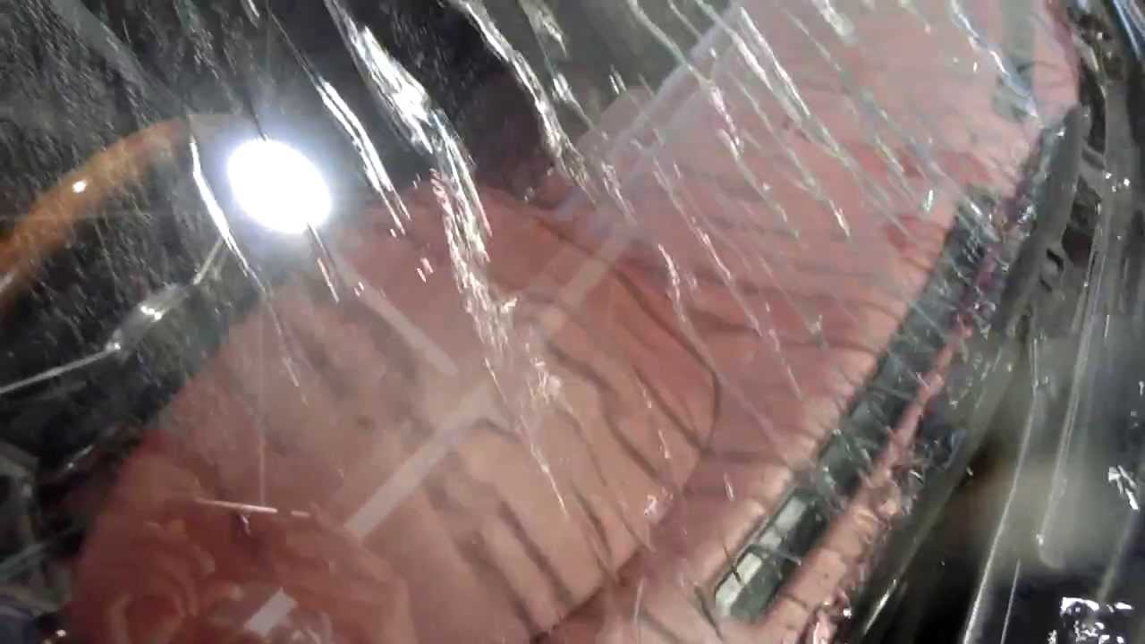車の窓ガラスに油膜除去とフッ素撥水コートしてみた Youtube