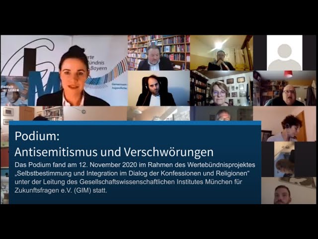 Podium: Antisemitismus und Verschwörungen, 12. Nov. 2020