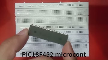 Hardware interfacing of PIC microcontroller with the 7 segment display