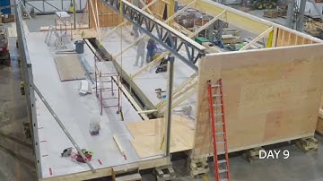 Timelapse Construction and Modular Craning: Shell Modular Gas Station/Retail C-Store