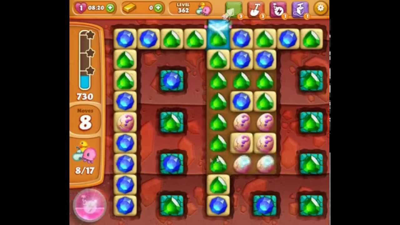 Diamond Digger Saga level 362 no boosters 😈