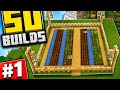 Build a farm in minecraft🌾  #minecraft #farm 🦋