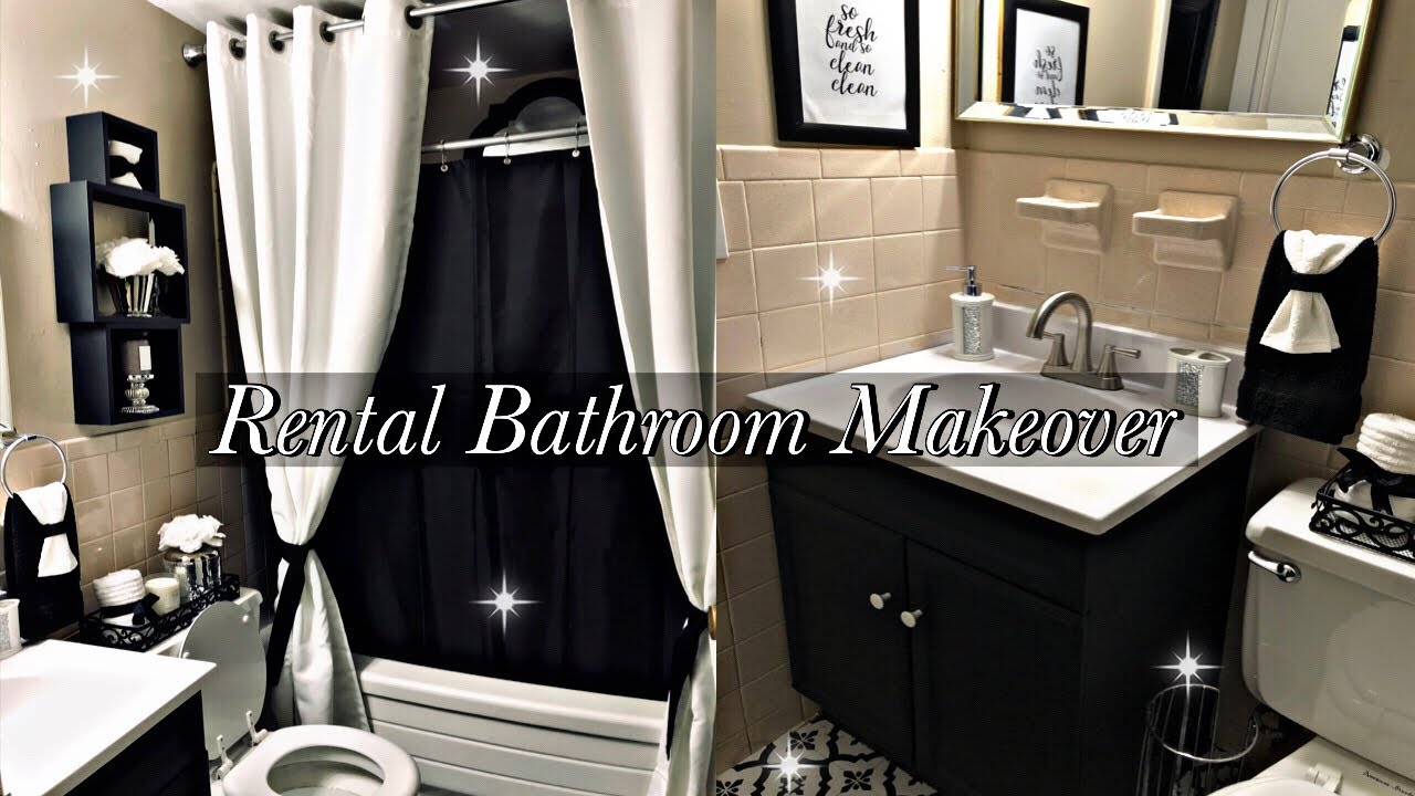 Budget bathroom makeover (renter friendly) - A Legacy In Days