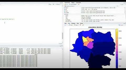 How to Import spatial (Shapefile) data in R studio.