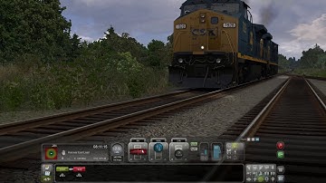 CSX Hanover Sub switching with a pair of CSX AC 6000cw