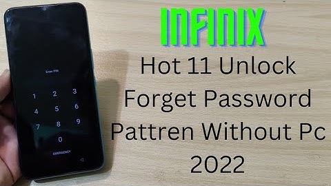 Infinix Hot 11 Hard Reset Unlock | Infinix X662b Password Pattren Remove Without Pc 2022