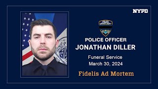 Funeral Service for Police Officer Jonathan Diller