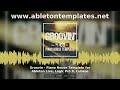 Groovin Piano House Template Ableton Live Logic Pro X Cubase FL Studio