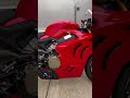 INSTALLED A FULL AKRAPOVIC EXHAUST ON MY V4S 🤯🔥 check out my latest video! #ducati #panigale #v4s