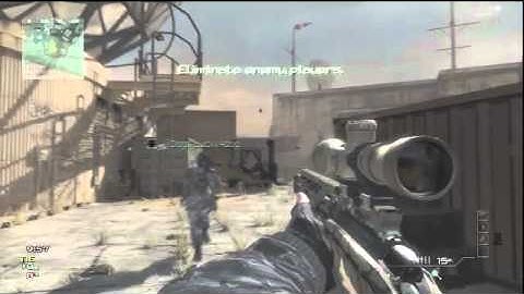 my first no scope across map on mw3