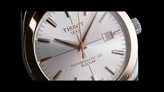 Discover Tissot Gentleman Powermatic 80 Silicium Solid 18K Gold - T927.407.41.031.00