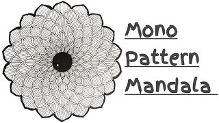 MONO PATTERN MANDALA TUTORIAL