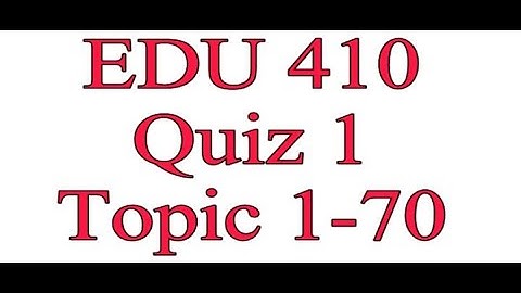 EDU 410 Quiz 1 Solved / Semester Fall 2021 / Quiz 1 2021 / Teaching of literacy skills / Vu Quiz 1