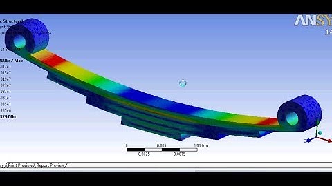 Ansys LEAF SPRING analysis Part 2