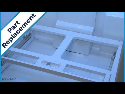 View Video: KitchenAid Refrigerator Pantry Cover Glass Frame Replacement W11224265 