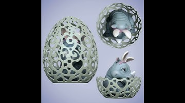 Easter Buddies!  Easter Egg Home 3D print model from CGTrader.com