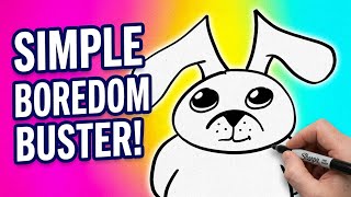 Quick cartoon rabbit sketch 🐰 so satisfying