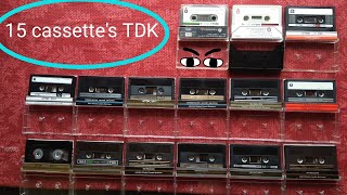 Tdk Sa-X90 ~ Sa-Xc90 ~ Sa90 ~ Ad-X90 ~ Ad90 ~ D90 ~ D-C90 #Аудиокассета 1977 - 1987 ~ 15 Tdk