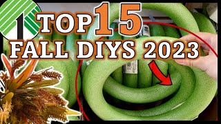 15 GENIUS Dollar Tree FALL DIYS - *NOT TACKY 2023! (5 minutes or less!)