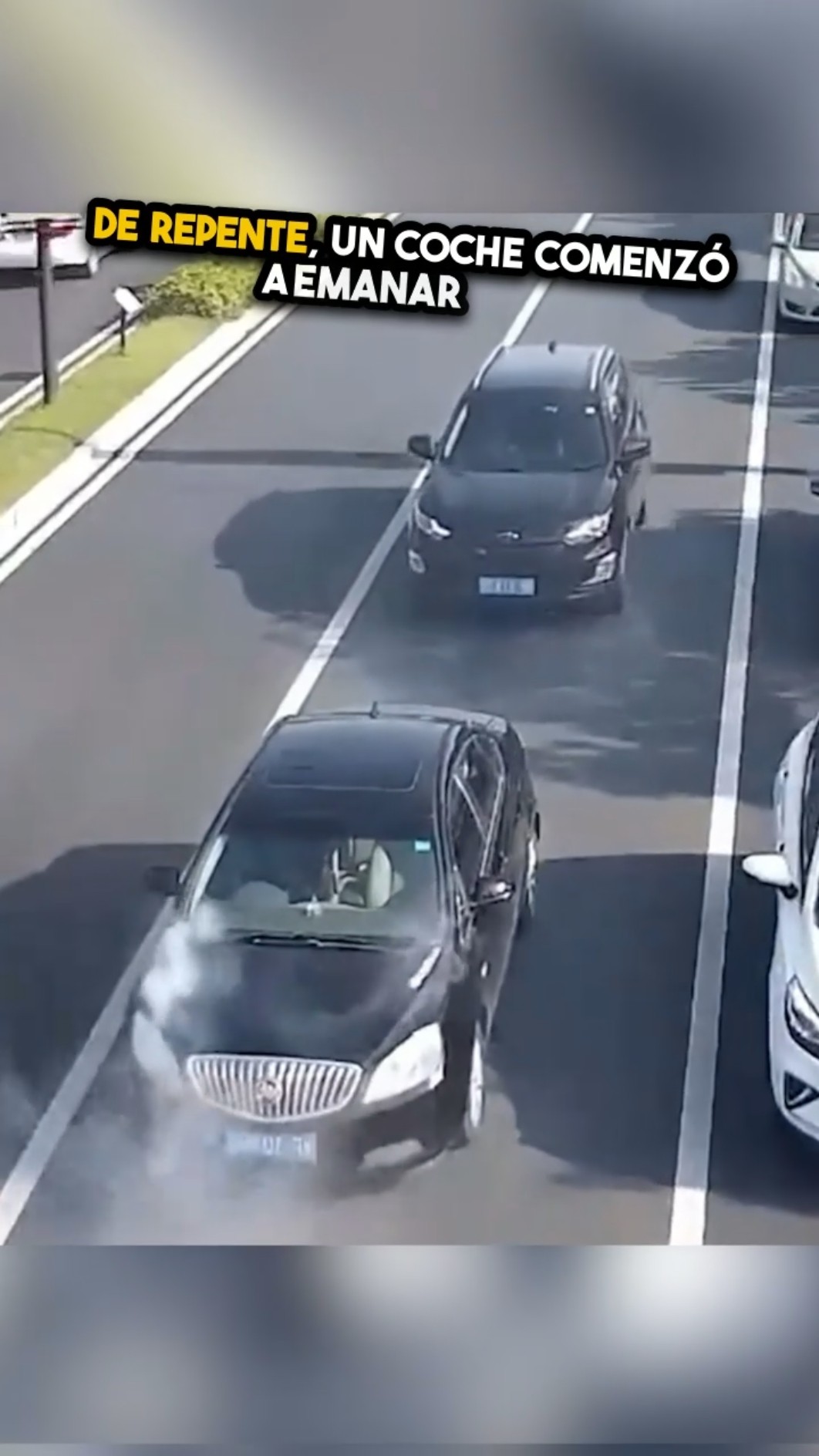 Un auto en llamas y lo que pasó después te sorprenderá ??
