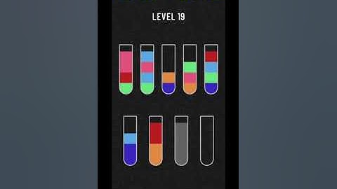 Water sort puzzle level 19