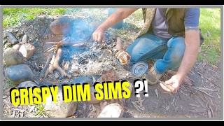 CAMPFIRE DIM SIMS?! I Cooked Them in a JAFFLE IRON!