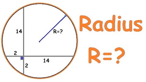 Find radius of the circle when two intersecting chords are given RMO INMO PRMO SSB IMO IBPS