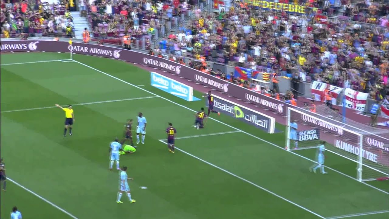 Barcelona vs Granada - Goles del partido - YouTube