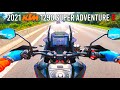 FIRST RIDE  2021 KTM SUPER ADVENTURE R : Wheelie & Drifting