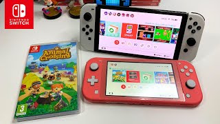 Animal Crossing New Horizons Nintendo Switch OLED Vs. Lite