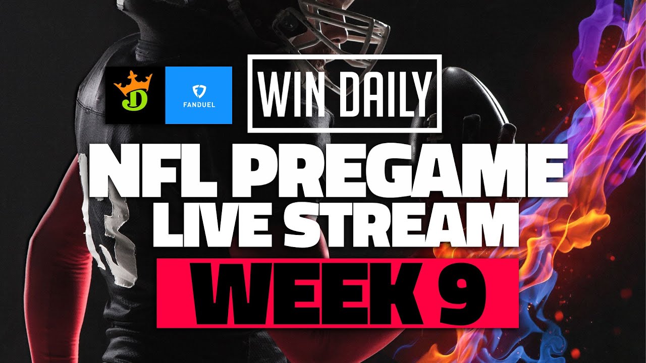 NFL DFS LIVE Lineup Advice Week 9 Fantasy Football Plays, Picks