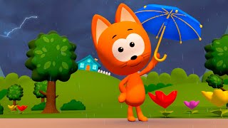 El Gatito Koté | La lluvia | Canciones infantiles | Dibujos animados