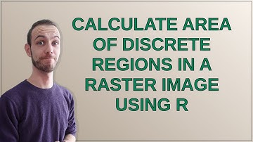 Calculate Area of Discrete Regions in a Raster Image Using R