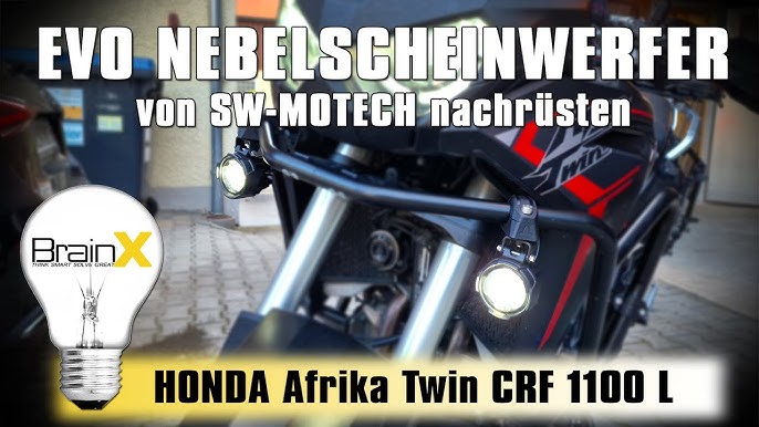 SW-Motech Motorrad-Additiv EVO Nebelscheinwerfer-Kit Universal - Schwarz. Mi