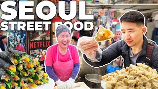 KOREAN Street Food // GWANGJANG Market Food Tour!! Best Things to Eat! 🇰🇷