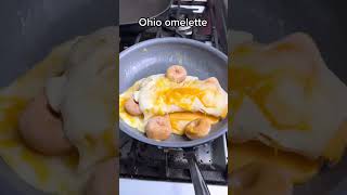 Classic Ohio mini donut cheese omelette