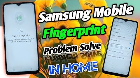 Samsung A12 A13 A14 Fingerprint Not Working || Samsung Fingerprint Sensor Problem Solve In Home