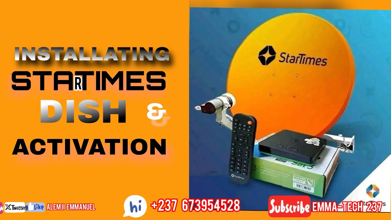 📡 How To Install And Setup StarTimes Satellite Decoder - YouTube
