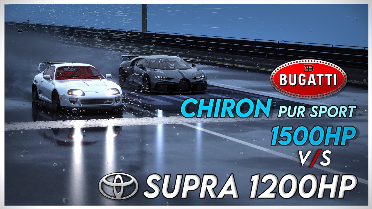 1200HP Supra Vs 1500HP Bugatti Chiron Pur Sport Special Stage Route X 1200hp-supra-vs-1500hp-bugatti-chiron-pur-sport-special-stage-route-x