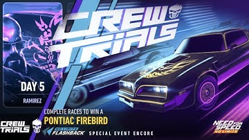 1977 Pontiac Firebird 🦅 Day 5  Ramirez | Need For Speed No Limits: Crew Trials