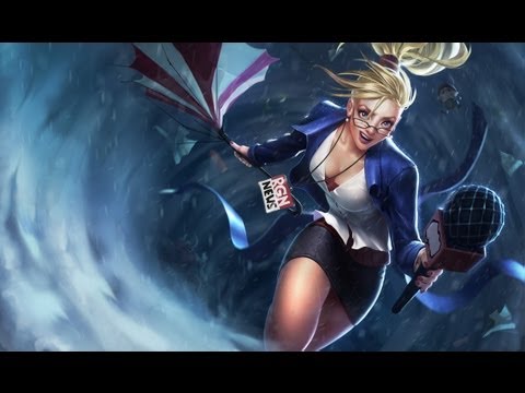 Forecast Janna Skin Gameplay Spotlight League Of Legends New Legendary Skin 13 Youtube