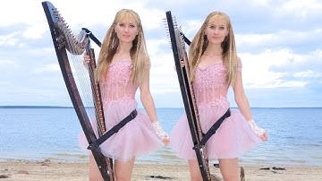 TITANIC - My Heart Will Go On (Harp Twins) Electric Harp