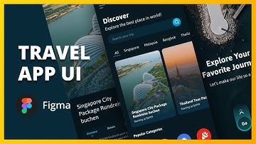 Travel  App UI Design Tutorial | Figma Tutorial  | Vizon