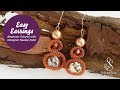 DIY Earrings: How to Make Easy Earrings with Flat Mesh