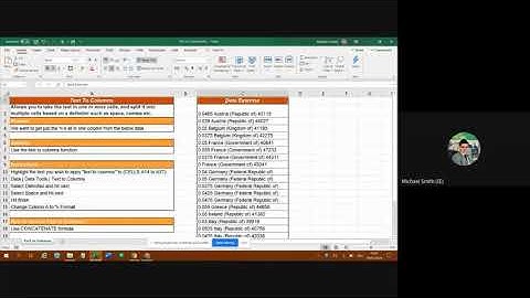 How to use text to column wizard in excel?